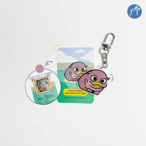 พวงกุญแจสุ่ม หมูเด้ง V2 [Moodeng Keychain Mystery V2] - Image 6